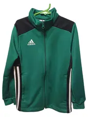 Vorschaubild 1 von Kinder Trainingsjacke Gr. 128 Grün Sportlich Polyester