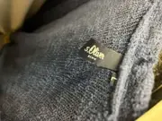 Vorschaubild 3 von Strickjacke Cardigan Damen Blau Gr. 40/L Meliert Baumwolle