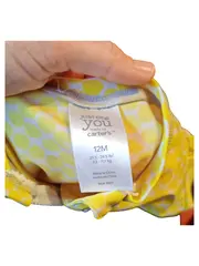 Vorschaubild 5 von Baby Badeanzug Mädchen Gr. 80 12M Gelb Seepferdchen UV-Schutz