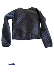 Vorschaubild 2 von Benetton Steppjacke Mädchen Gr. 170/176 Schwarz Cropped Reißverschluss