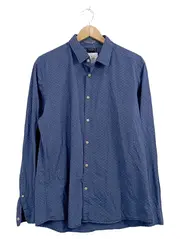 Vorschaubild 1 von Clothing Co. Herren Hemd Slim Fit Blau Punkte Gr. XL