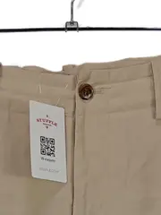 Vorschaubild 3 von Damen Stoffhose Gr. 38 Beige Casual Viskose