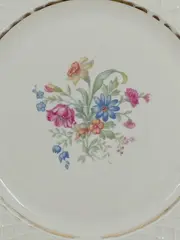 Vorschaubild 3 von Bavaria Teller Blumenmuster Goldrand 19cm Porzellan 17090