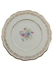 Vorschaubild 1 von Bavaria Teller Blumenmuster Goldrand 19cm Porzellan 17090