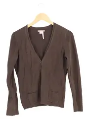 Vorschaubild 1 von Damen Strickjacke Gr. 40/L Braun Klassisch Casual Cardigan