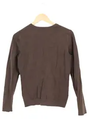 Vorschaubild 2 von Damen Strickjacke Gr. 40/L Braun Klassisch Casual Cardigan