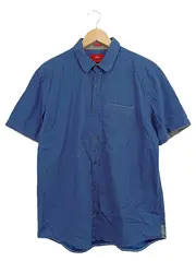 Vorschaubild 1 von Herren Business Hemd Kurzarm Blau XL Punkte Baumwolle