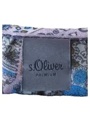 Vorschaubild 3 von Premium Damen Bluse Gr. 40 L Mehrfarbig Paisley Langarm