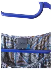 Vorschaubild 2 von Premium Damen Bluse Gr. 40 L Mehrfarbig Paisley Langarm
