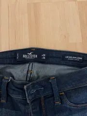 Vorschaubild 3 von Low Rise Jean Legging Damen Slim Fit Jeans W26 S Blau Destroyed