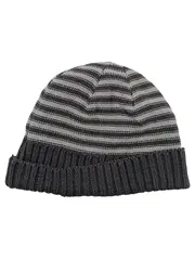 Vorschaubild 2 von EDC Beanie Mütze gestreift grau Strickmütze Unisex Winter