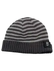 Vorschaubild 1 von EDC Beanie Mütze gestreift grau Strickmütze Unisex Winter