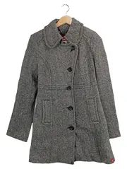 Vorschaubild 1 von EDC Damen Wollmantel Grau Gr. 36/S Klassisch