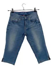 Vorschaubild 1 von Damen Capri Jeans Gr. 27 Blau Casual Regular Fit