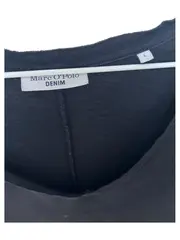 Vorschaubild 2 von Denim Damen T-Shirt V-Ausschnitt Schwarz Gr. L Basic