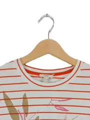 Vorschaubild 4 von Damen T-Shirt XS gestreift Blumenprint Mehrfarbig