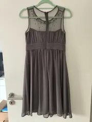 Vorschaubild 4 von Damen Abendkleid Gr. 38 Elegant Braun Festlich Pailletten