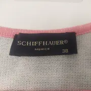 Vorschaubild 5 von SCHIFFHAUER Damen Pullover Animal Print Schriftzug Strass Mehrfarbig 38/M