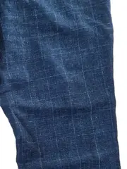 Vorschaubild 4 von Herren Anzughose Business Gr. 50 Blau Kariert