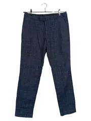 Vorschaubild 1 von Herren Anzughose Business Gr. 50 Blau Kariert