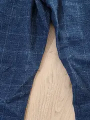 Vorschaubild 7 von Herren Anzughose Business Gr. 50 Blau Kariert