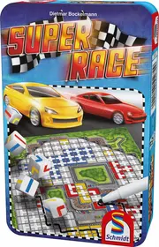Vorschaubild 1 von Schmidt Super Race Brettspiel Autorennen Rennspiel Familienspiel ab 6 Jahre