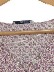 Vorschaubild 2 von EDC Damen Bluse XL Pink Blumenmuster Kurzarm