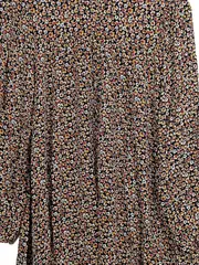 Vorschaubild 2 von Damen Blusenkleid Blumenmuster Viskose Freizeit Gr. 38 M