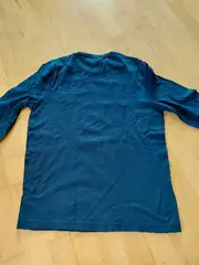 Vorschaubild 2 von Langarmshirt Herren Gr. S Blau Handcrafted Gear Casual Baumwolle