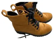 Vorschaubild 1 von Damen Stiefelette Gr. 38 Braun Casual Schnürstiefelette