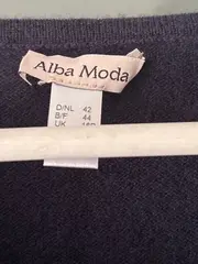 Vorschaubild 8 von Damen Pullover V-Ausschnitt Langarm Gr. 42/XL Blau Casual