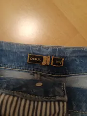 Vorschaubild 5 von Jeansrock Damen Gr. 30 Blau Casual Minirock Denim