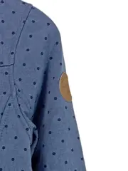 Vorschaubild 2 von Softshelljacke Kinder Gr. 164 Blau Punkte Kapuze Outdoor