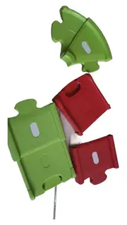 Vorschaubild 1 von Tut Tut Baby Flitzer Schienen Teile Set Grün Rot Ersatzteile