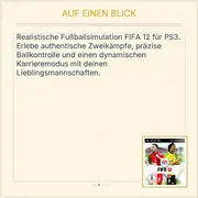 Vorschaubild 2 von FIFA 12 EA Sports PlayStation 3 PS3 Fußball Sportspiel