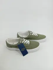 Vorschaubild 2 von Sneaker Low Damen Gr. 39 Oliv Grün Canvas NEU