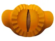 Vorschaubild 1 von Ravioli Maker Teigrad Gelb Kunststoff Ravioli Former Küchenhelfer