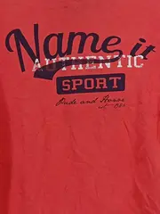 Vorschaubild 2 von Kinder T-Shirt Gr. 110 Rot mit Schriftzug Casual