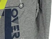 Vorschaubild 3 von Kinder Kapuzenpullover Hoodie Gr. 158 Grau Grafik Print Baumwolle