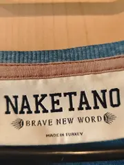 Vorschaubild 6 von Herren T-Shirt Blau Meliert Kurzarm Gr. 46 S Lederdetails Freizeit