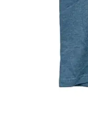 Vorschaubild 9 von Herren T-Shirt Blau Meliert Kurzarm Gr. 46 S Lederdetails Freizeit