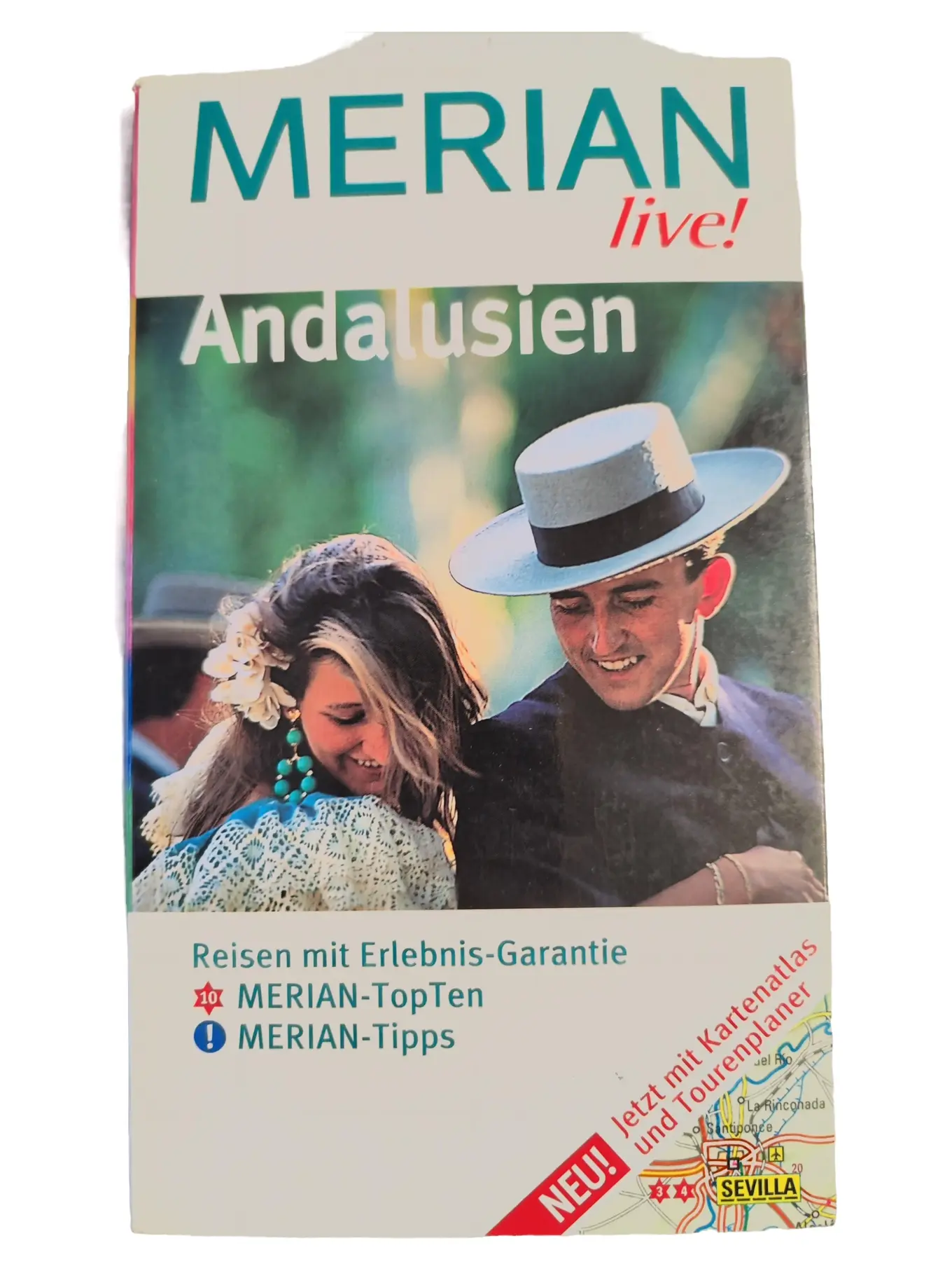 MERIAN live! Andalusien Reiseführer TopTen Kartenatlas Tourenplaner Deutsch