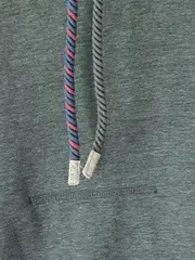 Vorschaubild 5 von Damen Pullover Hoodie Grau L Kapuze Baumwolle Freizeit Casual