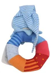 Vorschaubild 2 von Baby Rassel Clown Mehrfarbig Stoff Greifling Spielzeug Farbenfroh