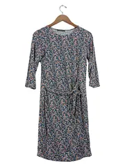 Vorschaubild 1 von Blusenkleid Blumenmuster Damen Freizeit Gr. 38 M Mehrfarbig