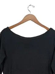 Vorschaubild 2 von Freizeitkleid Damen Gr. 40 L Schwarz Casual Viskose