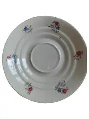 Vorschaubild 1 von Untertasse Unterteller Klassisch Blumenmuster Mehrfarbig Porzellan