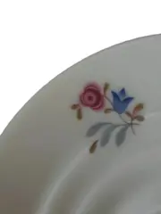 Vorschaubild 3 von Untertasse Unterteller Klassisch Blumenmuster Mehrfarbig Porzellan