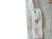 Vorschaubild 7 von Strickjacke Baby Gr. 74 Grau Baumwolle Cardigan Langarm Basic Uni