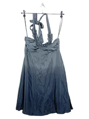 Vorschaubild 1 von Damen Abendkleid Gr. 36 S Blau Elegant Seide Party Festlich
